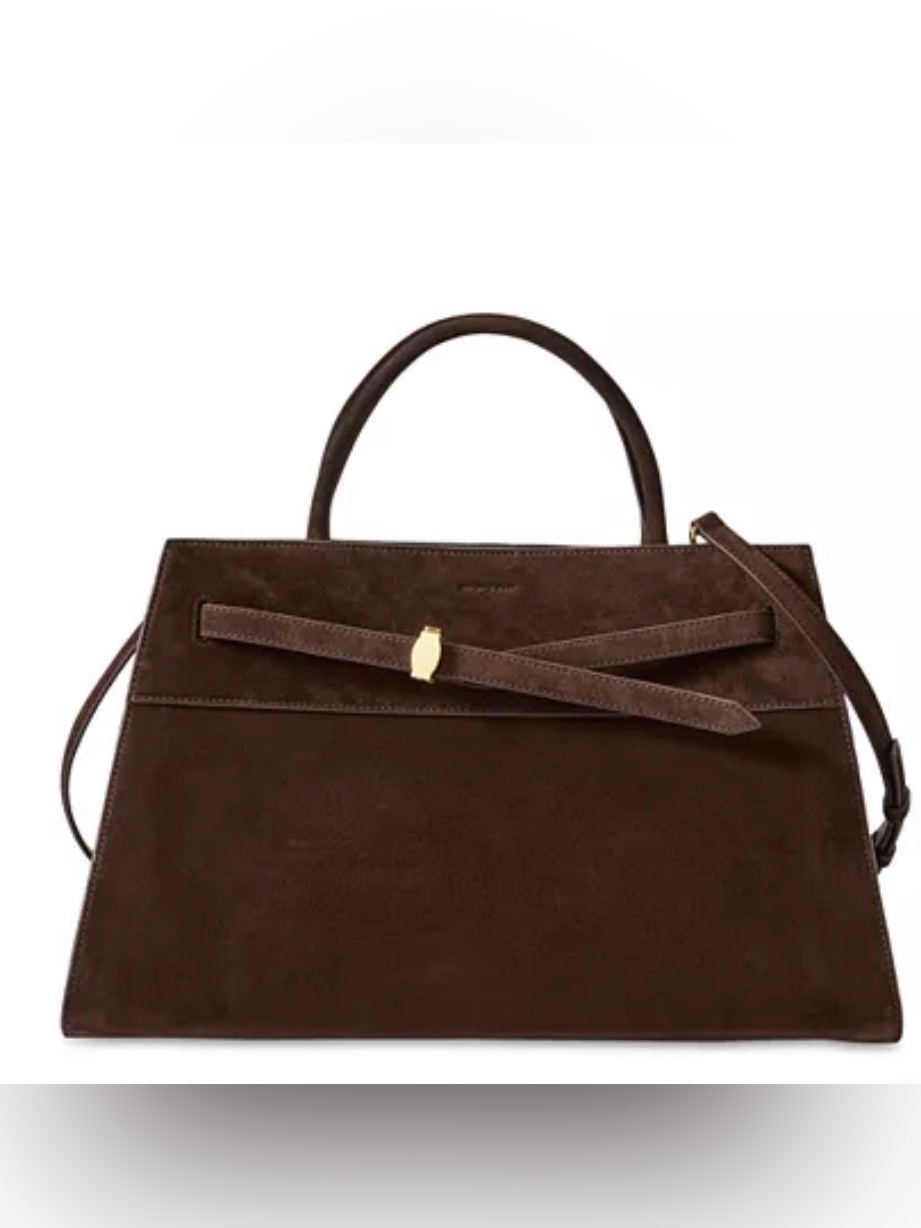 Veronica Beard Large Suede Das Espresso